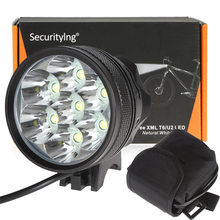 SecurityIng Waterproof 8000Lm 7xCREE XML T6 LED Bright Front Bicycle Light Bike Light Bike 8000mAh Rechargeable
