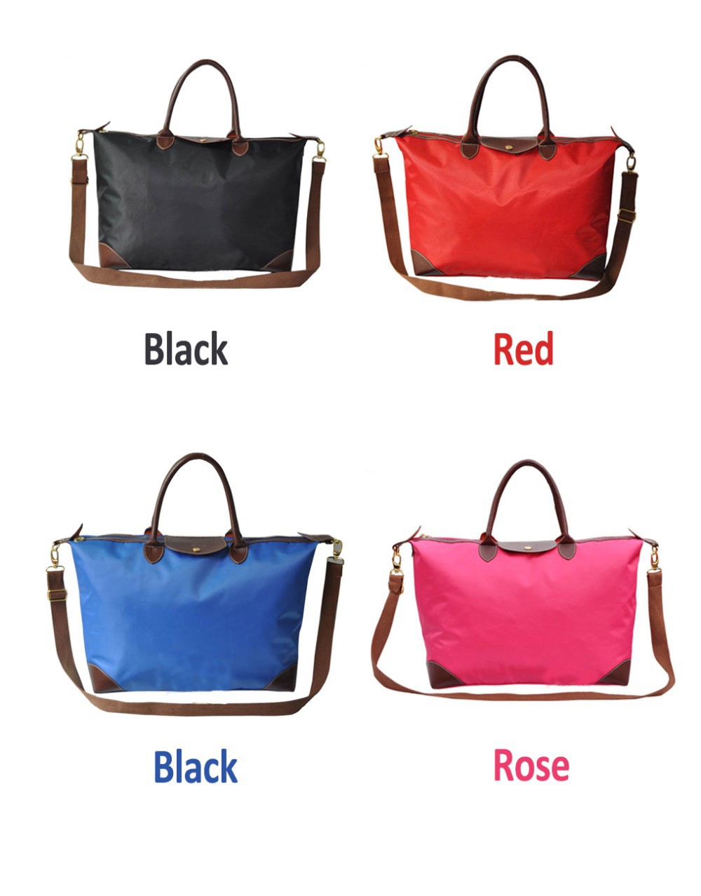 Nylon Waterproof Brand Women Handbags Fashion Desigual Bag Folding Dumpling Bag Sport Travel bag Crossbody Bags For Women 1