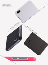 Free shipping Genuine Nillkin Super Shield Shell Hard Case Cover Skin Back Screen Protector For Huawei
