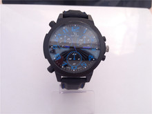 Marca V6 relojes, exterior relojes a prueba de agua, atmosférica relojes militares. la correa de silicona, hombre relojes de cuarzo