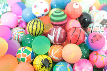 32mm mixed elastic rubber ball toy ball toy machine