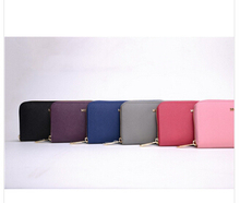 2015 famous designers brand Michaeled wallet women purse PU leather zipper cross pattern clutch