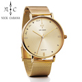 2016 New Fashion Watch Women minimalist Derss Rhinestone Casual Quartz Watch Ladies Popular Steel Strap Elegant