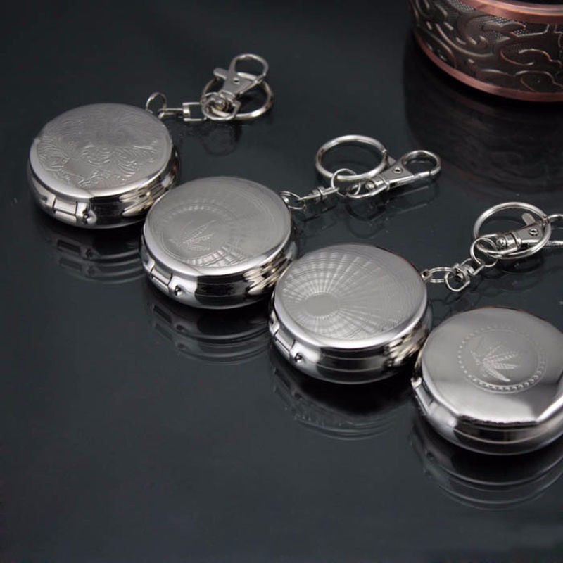 1-pc-Stainless-Steel-Round-Pocket-Cigarette-Ashtray-With-Key-chain-Portable-hot-Gift-keychain-fine