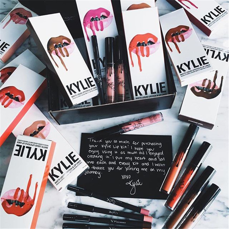 ผลการค้นหารูปภาพสำหรับ Kylie Matte Liquid Lipstick & Lip Liner