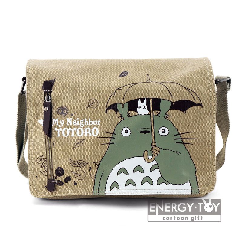 quality My Neighbor Totoro lovely LOGO cool cotton canvas shoulder bag ...