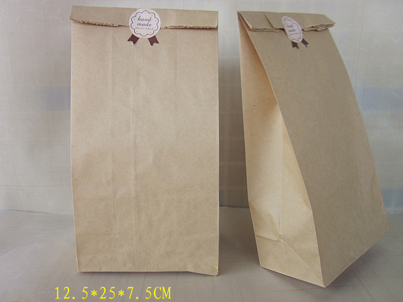 packaging  kraft paper Bakery Baking Paper Bags paper food Bag Cookies Kraft bags Bread   bread