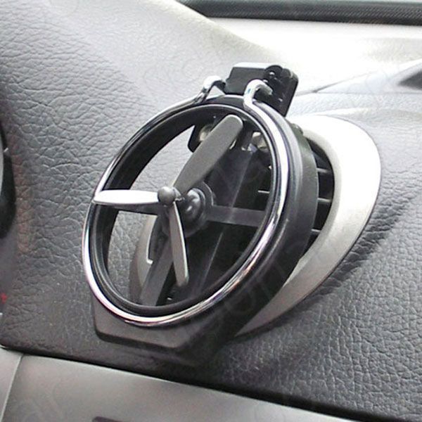 Universal Auto Car Wind Air Outlet Mount Bottle Drink Cup Holder Silver Anne ZHM071