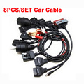 8PCS Set OBD2 Cables for Car Diagnostic Tool Auto Scanner Interface For Tcs Cdp PRO Full