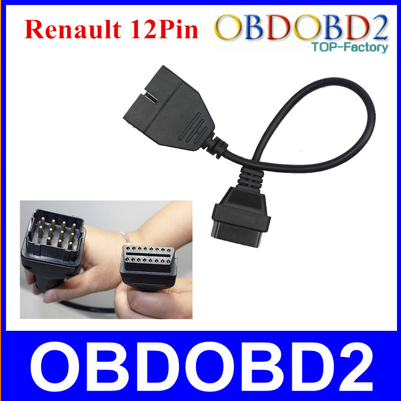    renault 12pin obd2  12 .  renault obdii   