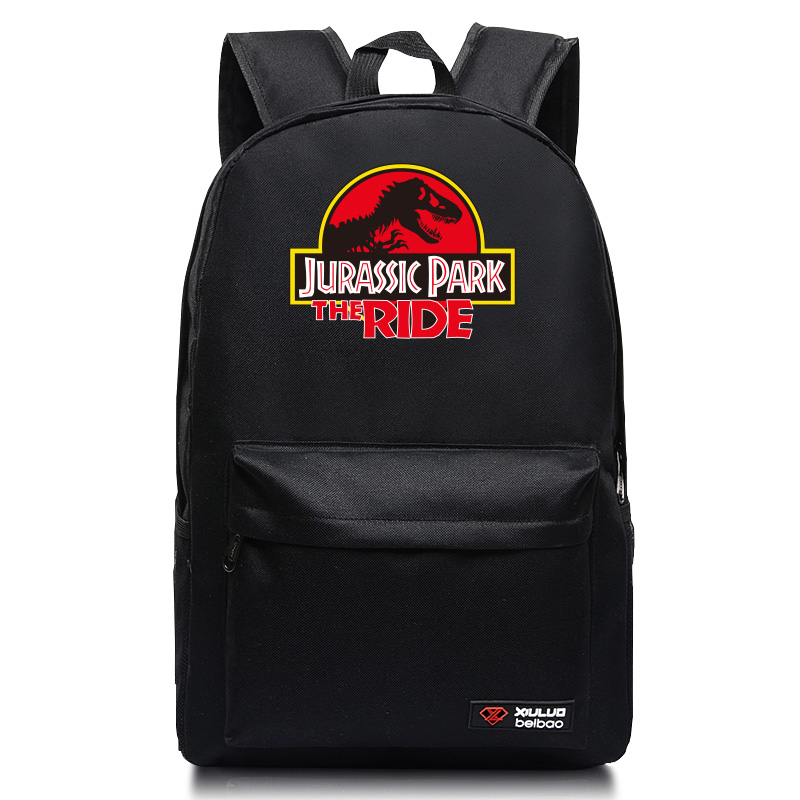 jurassic park school bag