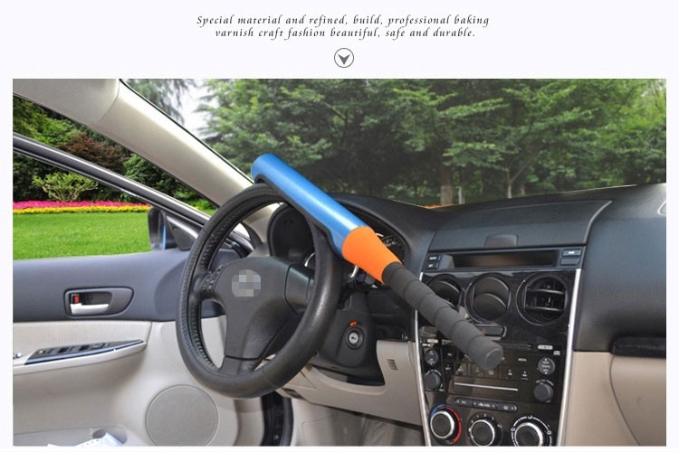 1x 586cm Diameter Car Anti-theft Steering Wheel Lock Window Escape Survival tool & Self Defense Baseball Stick free shipping (9)