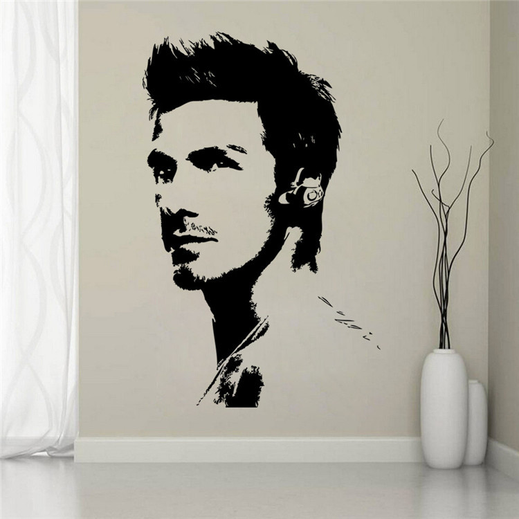 David Beckham ICONIC Celebrity Wall Sticker Football Fans Children&#39;s Bedroom Removable Art Celeb Wall A0136 ... - David-Beckham-ICONIC-Celebrity-Wall-Sticker-Football-Fans-Children-s-Bedroom-Removable-Art-Celeb-Wall-A0136