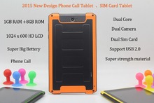 7 Inch Original 3G Phone Call Android Dual Core Tablet pc Android 4 2 1GB RAM
