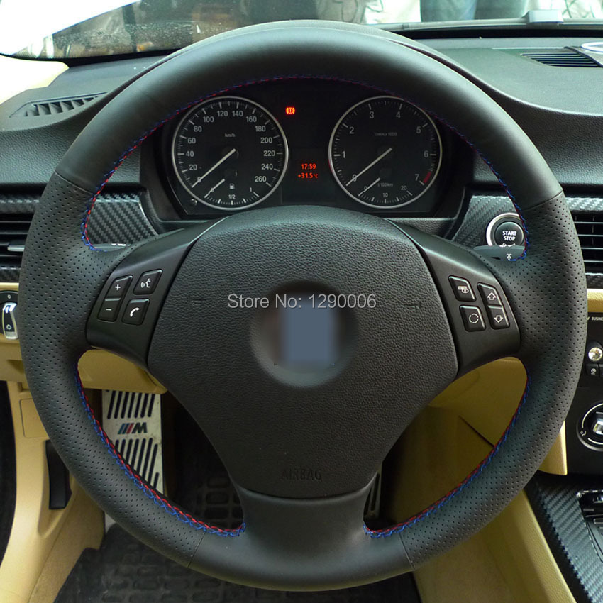 Bmw 330i steering wheel cover #6