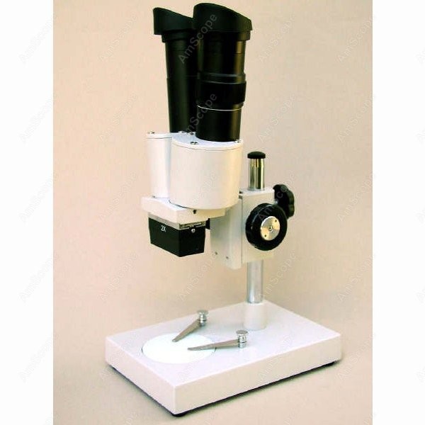 Фотография Student Kids Metal Frame Binocular Stereo Microscope--AmScope Supplies 20X Student Kids Metal Frame Binocular Stereo Microscope