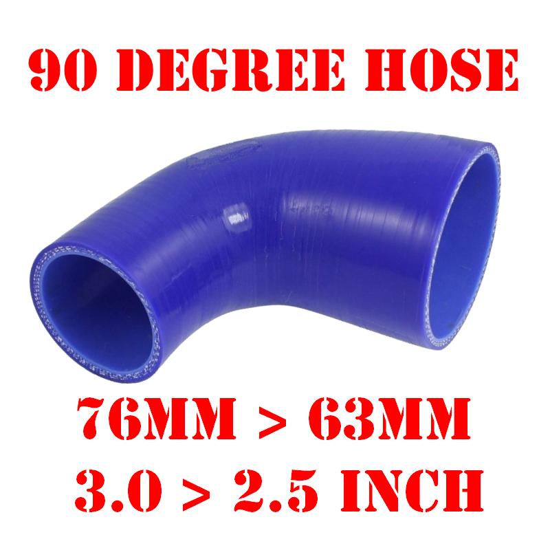 RED 2.5/"-2.75/" AIR INTAKE//PIPING RUBBER REDUCER COUPLER FOR NISSAN