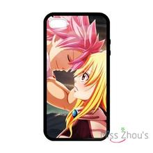 For iphone 4/4s 5/5s 5c SE 6/6s plus ipod touch 4/5/6 back skins mobile cellphone cases cover Natsu Lucy Fairy Tail