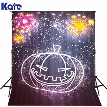 KATE backdrop photo for studio happy halloween lantern pumpkins fireworks festivity photography background trick or treat