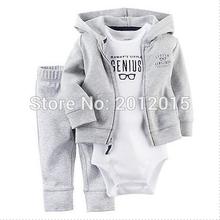 Baby Boys Suits Baby Clothing Set NewBorn Baby Boys Clothing 3pcs/lot New 2016 Children Casual Autumn Infant Sets