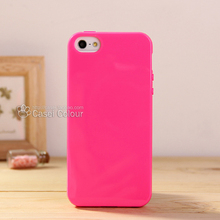 Solid Candy Color TPU Soft Rubber Skin Cover Phone Case for Apple iphone 5 5g 5s