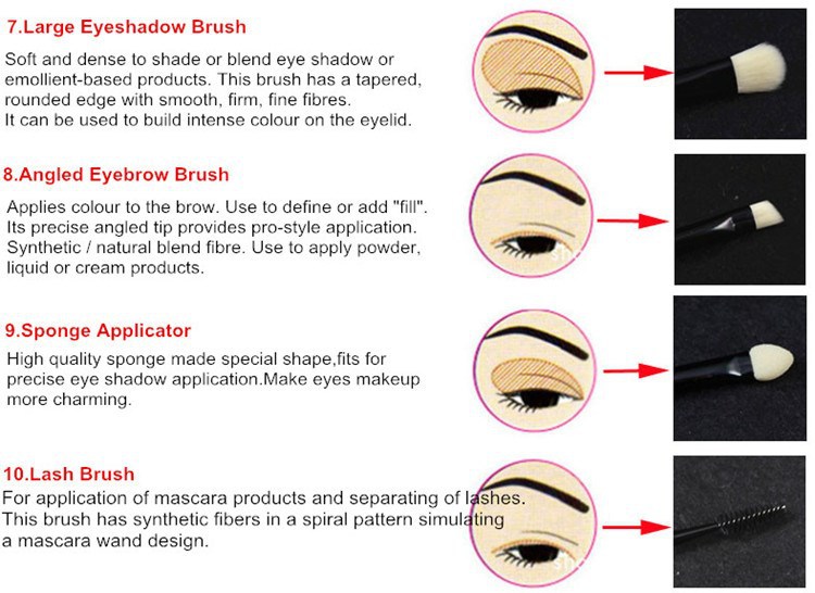 10pcs professional makeup brushes set high quality makeup 10pcs professional makeup brushes set high quality makeup