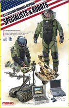 Meng modelo 1/35 HS-003 ee.uu. disposición de artillería explosiva especialistas y ROBOTS