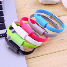 Micro USB Cable Bracelet Data Charging Line Wristband For Android Cellphone