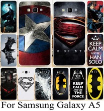 cellphone case cover for Samsung Galaxy A5 A500 A5000 superman superman logo batman spiderman capatain america phone case