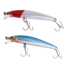 Free Shipping 2 Colors 11cm 4.33inch 8g Fishing Lures Crankbait Crank Bait Tackle Treble Hook H1E1