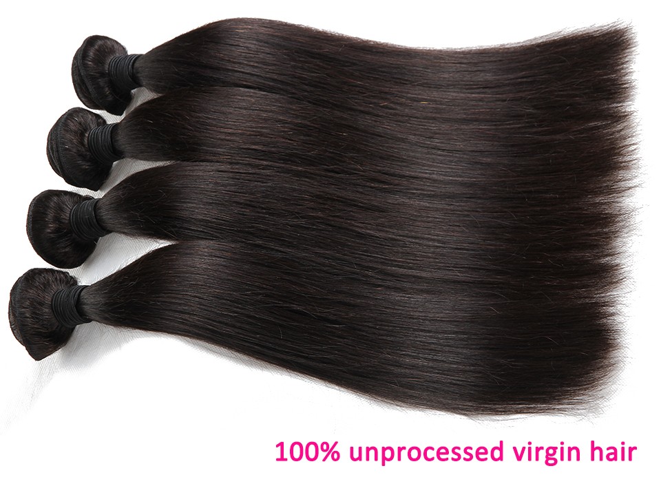 Brazilian virgin hair straight 19