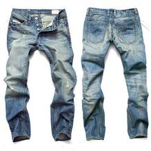 High Quality 2016 Hole Straight Men’s Brand Jeans ripped jeans Men’s Trousers cargo pants sport homme biker jeans skinny Pants