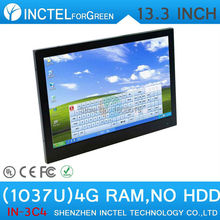 13.3 inch 1280*800 embedded All-in-One computer Industrial Touch Screen Tablet PC monitoring production control PC 4G RAM ONLY