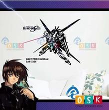 Japanese Cartoon Fans SEED AILESTRIKE GAT-X105 GUNDAM Vinyl Wall Stickers Decal Decor Home Decorative Decoration