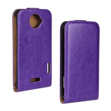Retro Book Luxury Genuine PU Leather Case For HTC One X cell Phone Flip vertical Leather