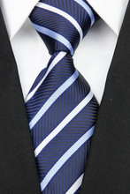 SNT0138 2014 New Fashion Striped Blue Neck Tie Set Neckties Cufflinks Handkerchiefs Business Wedding Tie