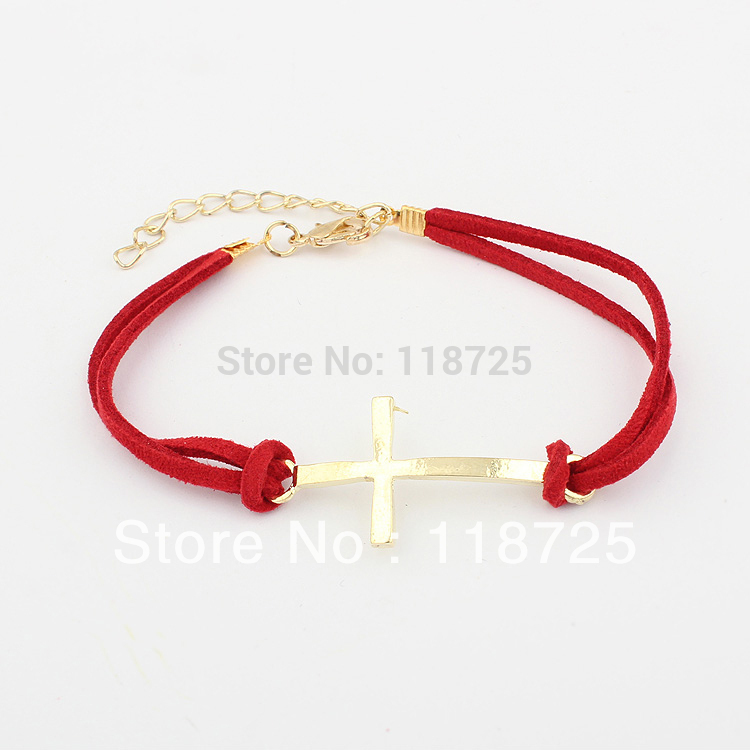 Fashion Cheap 2014 Charm charm  Wholesale cheap Cross Alloy Bracelet Woman B6.jpg cross