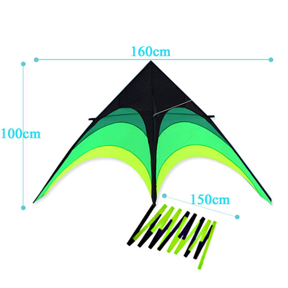 Large Delta Long Tail Kite  Super Huge Kite Easy To Fly For Kids And Adults 