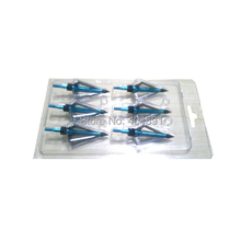 6pcs carbon arrow broadhead 100 grain 3 fixed blades 2 cut arrowhead for bows and arrows