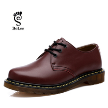 Top quality Dr. martin men boots vintage style men shoes fashion ankle boots famous shoes women genuine leather boots