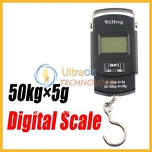 A estrenar 50 kg x 5 g Portable LCD Digital de bolsillo entrega escala de peso negro nuevo envío gratis