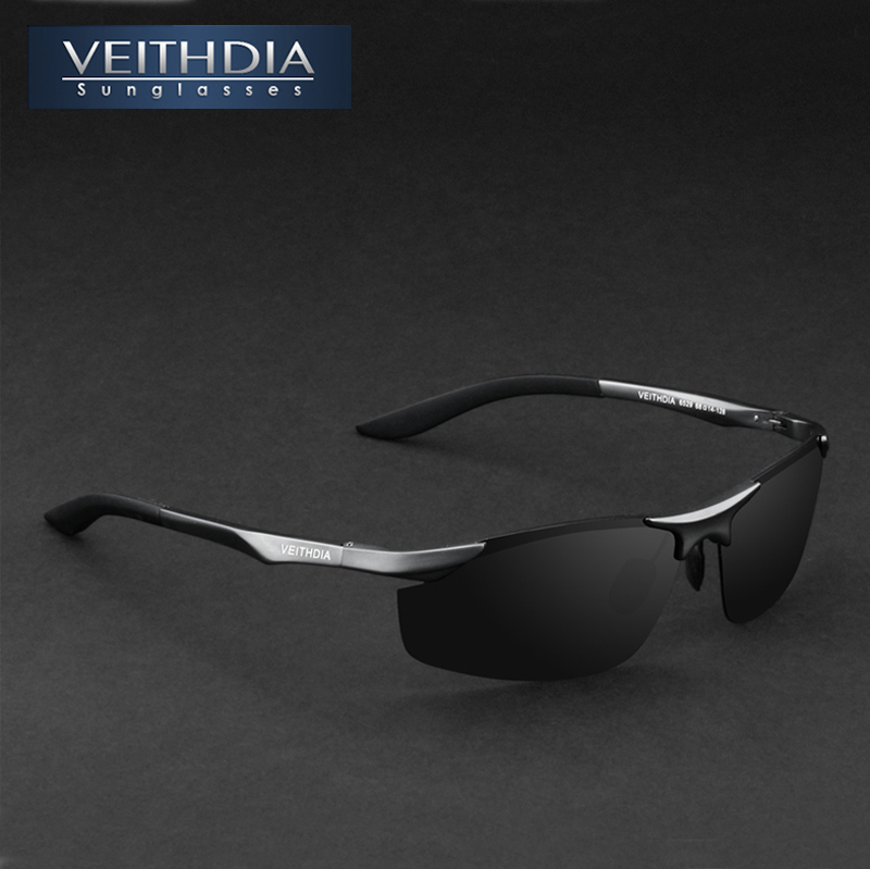VEITHDIA Brand Aluminum Polarized Sunglasses Men Sports Sun Glasses Driving Mirror Goggle Eyewear Male Accessories 6529