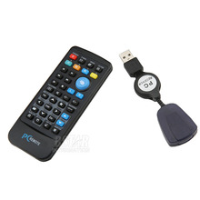 USB Media IR Wireless Mouse Remote Control Controller USB Receiver For Loptop PC Computer Center Windows Xp Vista