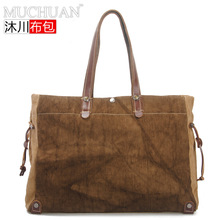 Cotton Canvas Bag Retro Portable Korean Leisure Package 2013 Summer New Men Bag 8564