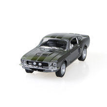 Kinsmart Mustang Shelby GT500 1967 Black 1/32 alloy models model car back T1 VAN  pull back car children’s toys car Kids toy