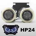 KT Motorcycle Projector Lens Suitable for Kawasaki Z800 2013 2014 2015 2016 Motorbike LED Angel Halos