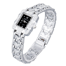 Attractive Luxury Brand Women Bling Crystal Bracelet Watch Summer Jewelry Stainless Steal Analog Wrist Watches #50