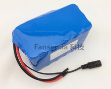 24V 6ah 18650 battery robot outdoor portable lithium batteries pack Free shipping