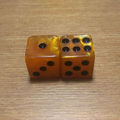 Free shipping Exclusive New 14mm 6 sided D6 Gold with black pips square corner dice for