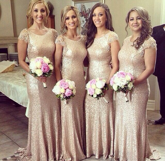 champagne bridesmaid dresses